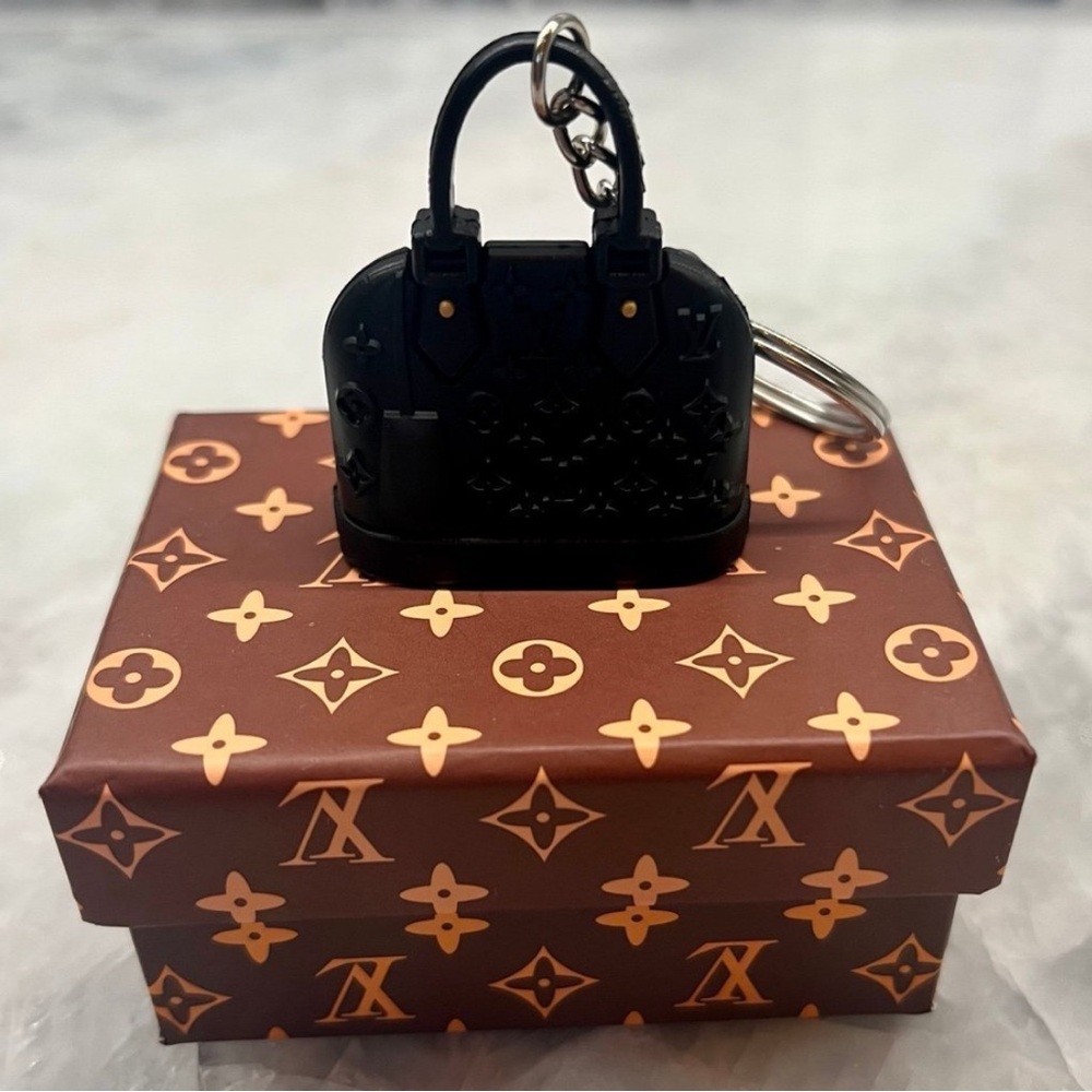 Mini LV Fashion Handbag Keychain with Box - Picture 2 of 3